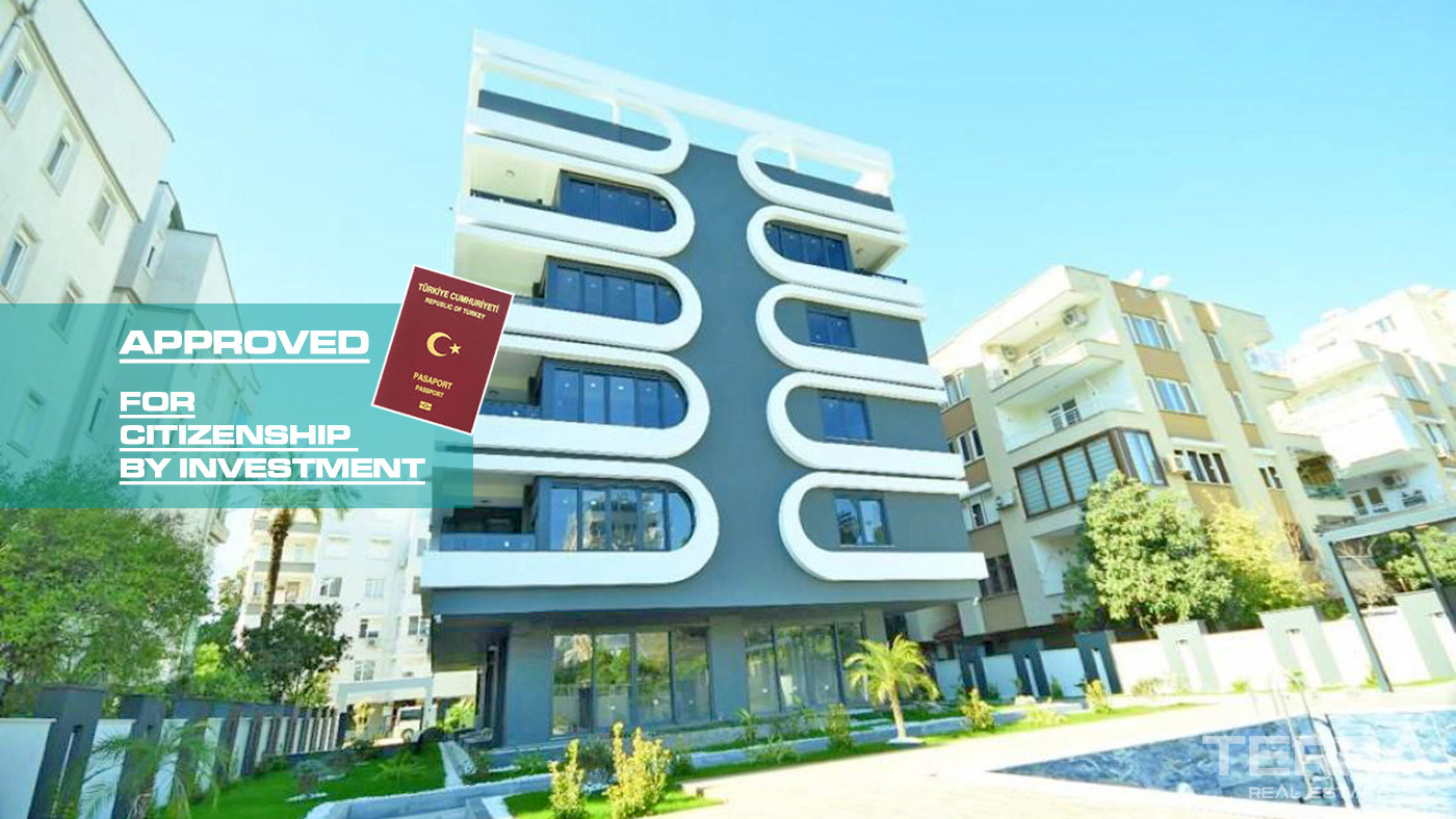 Ready Apartments Suitable for Citizenship in Antalya, Lara