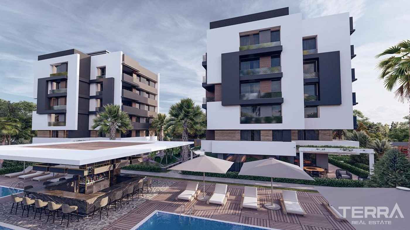 Luxe Antalya Apartments for Sale within a New Complex in Kepez