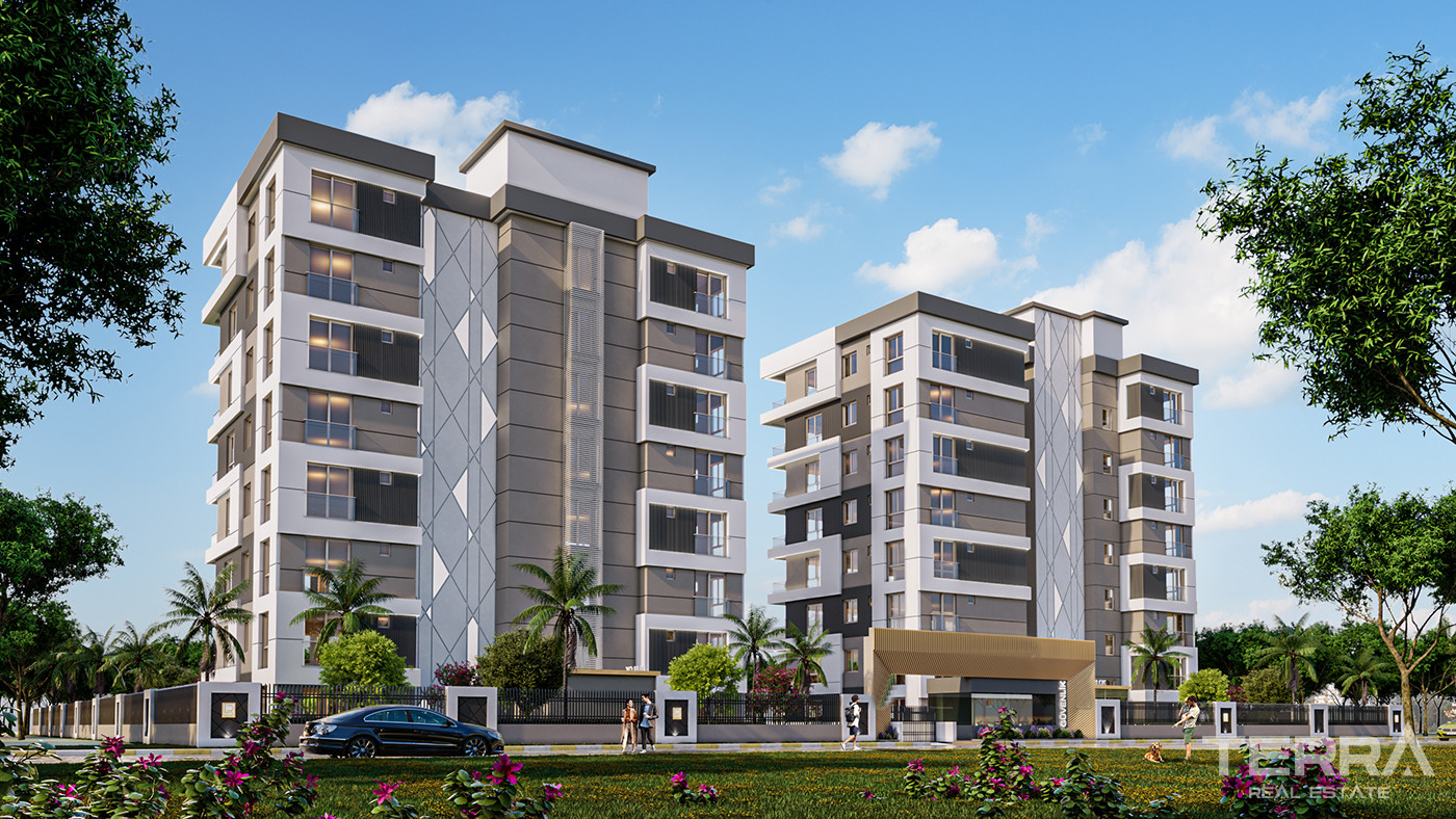 Quality Apartments Suitable for Luxurious Living in Antalya Altıntaş - 85221