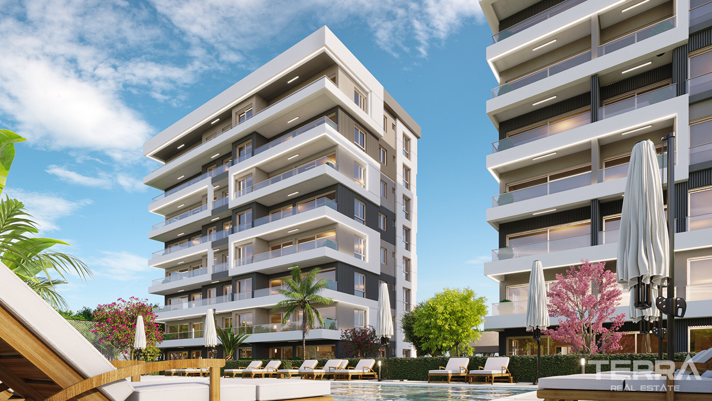 Quality Apartments Suitable for Luxurious Living in Antalya Altıntaş - 85232