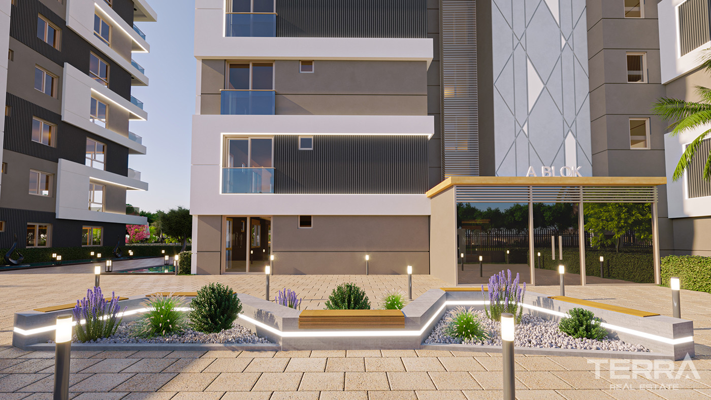 Quality Apartments Suitable for Luxurious Living in Antalya Altıntaş - 85235