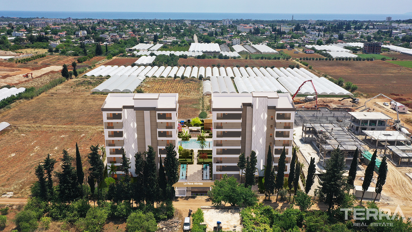 Quality Apartments Suitable for Luxurious Living in Antalya Altıntaş - 85239