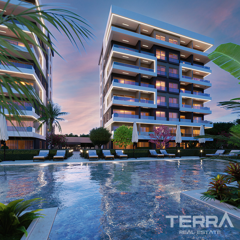 Quality Apartments Suitable for Luxurious Living in Antalya Altıntaş - 85240
