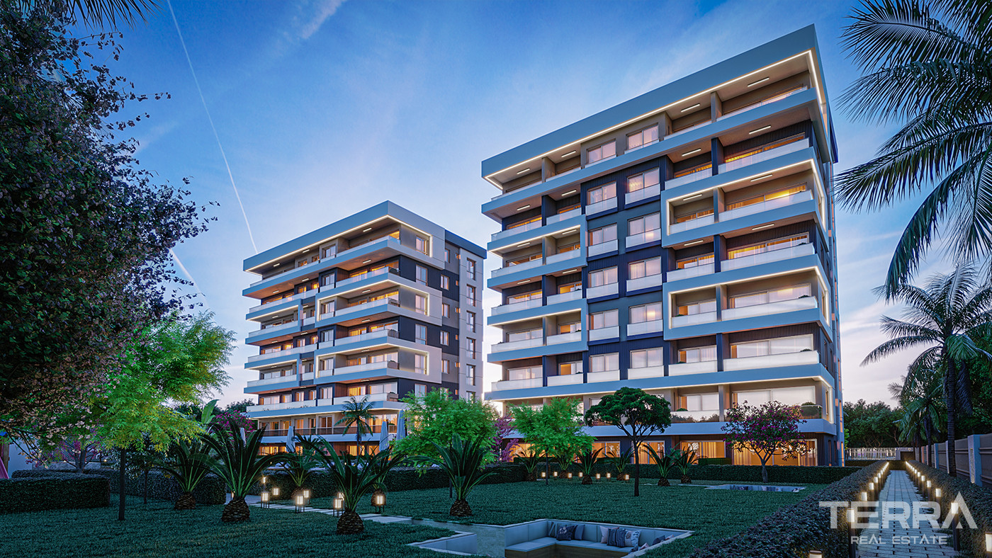 Quality Apartments Suitable for Luxurious Living in Antalya Altıntaş - 85241