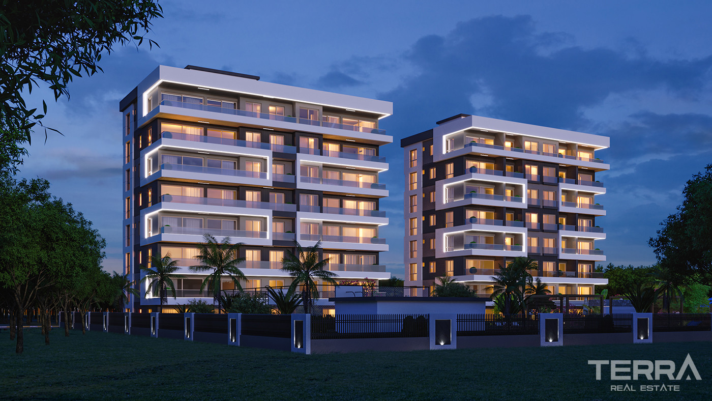 Quality Apartments Suitable for Luxurious Living in Antalya Altıntaş - 85242