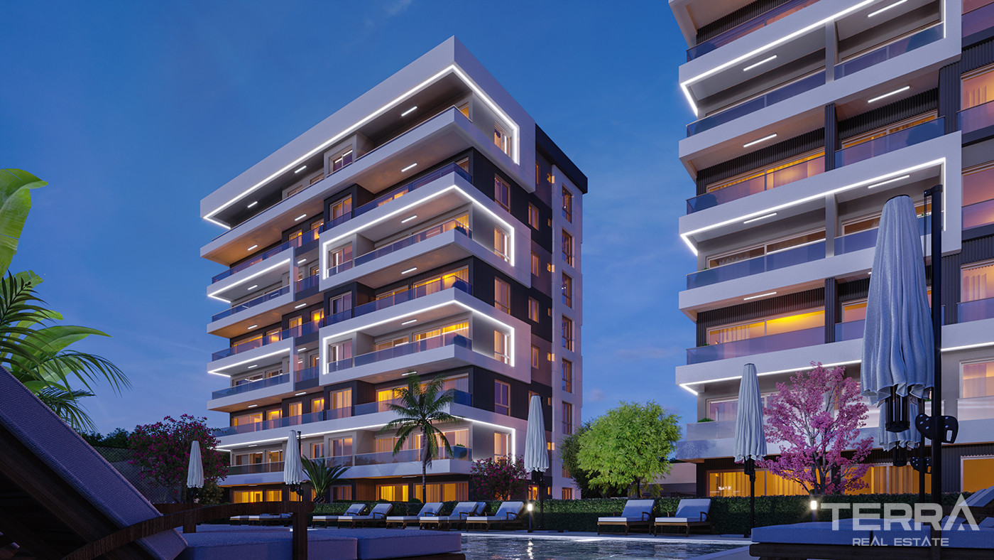 Quality Apartments Suitable for Luxurious Living in Antalya Altıntaş - 85243