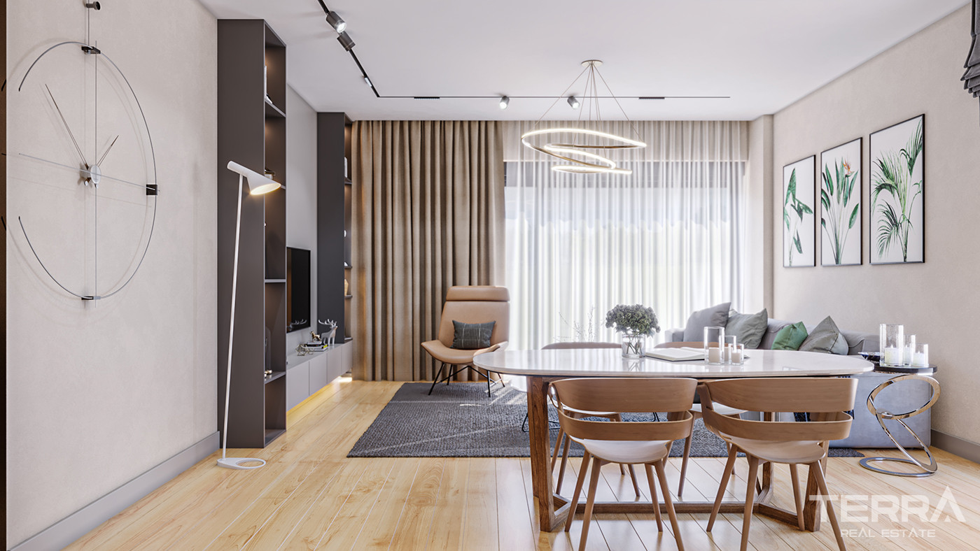 Quality Apartments Suitable for Luxurious Living in Antalya Altıntaş - 85254