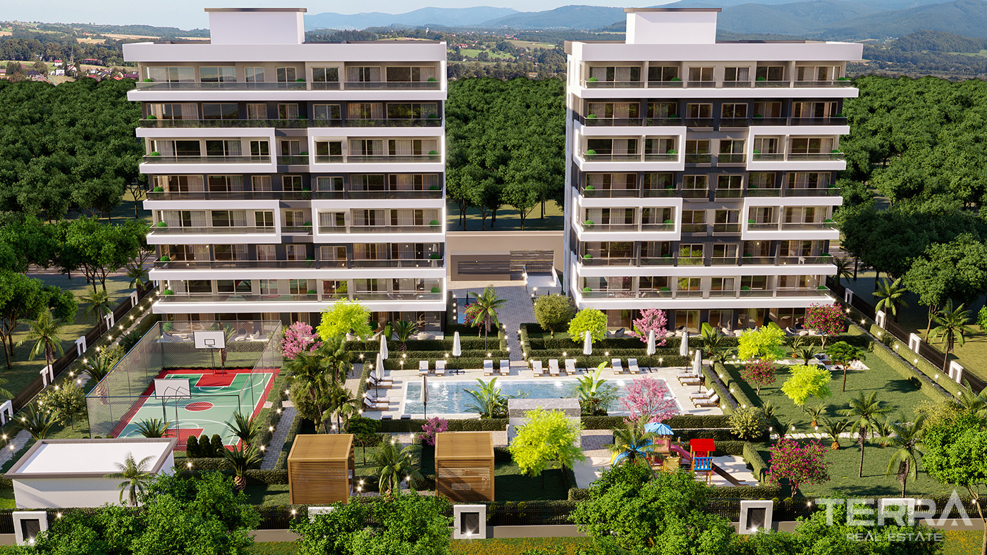 Quality Apartments Suitable for Luxurious Living in Antalya Altıntaş - 85255
