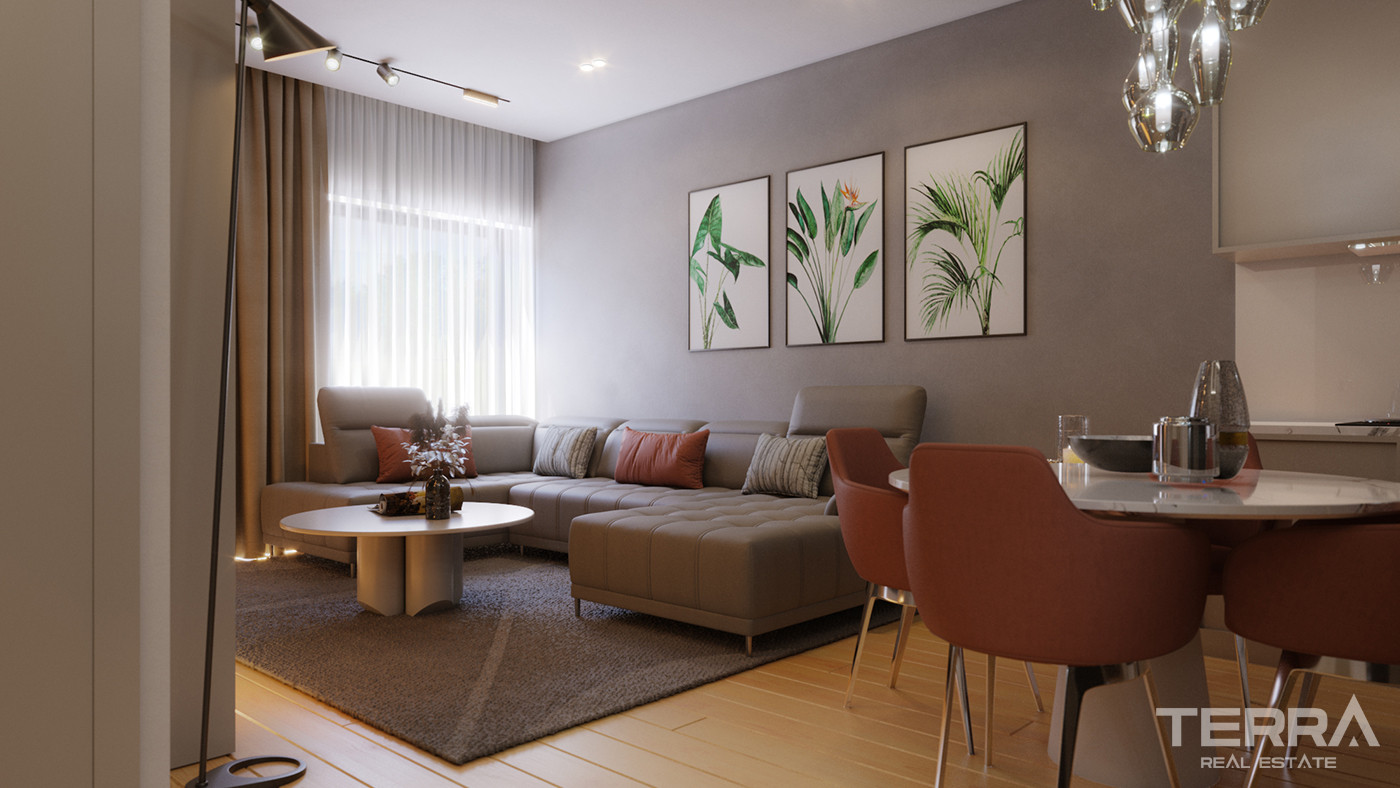 Quality Apartments Suitable for Luxurious Living in Antalya Altıntaş - 85256