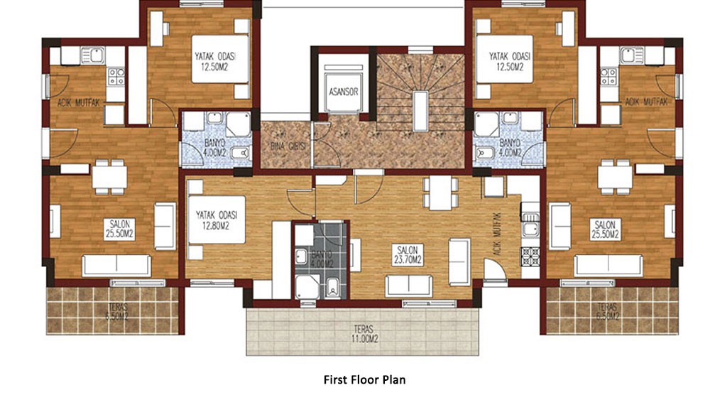 Golden Way Residence in Konyaalti, Antalya - 3667