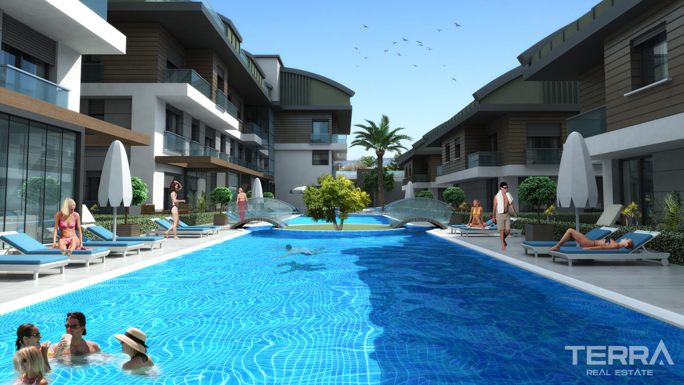 Smart Spacious Apartments in a Luxury Complex in Lara, Antalya