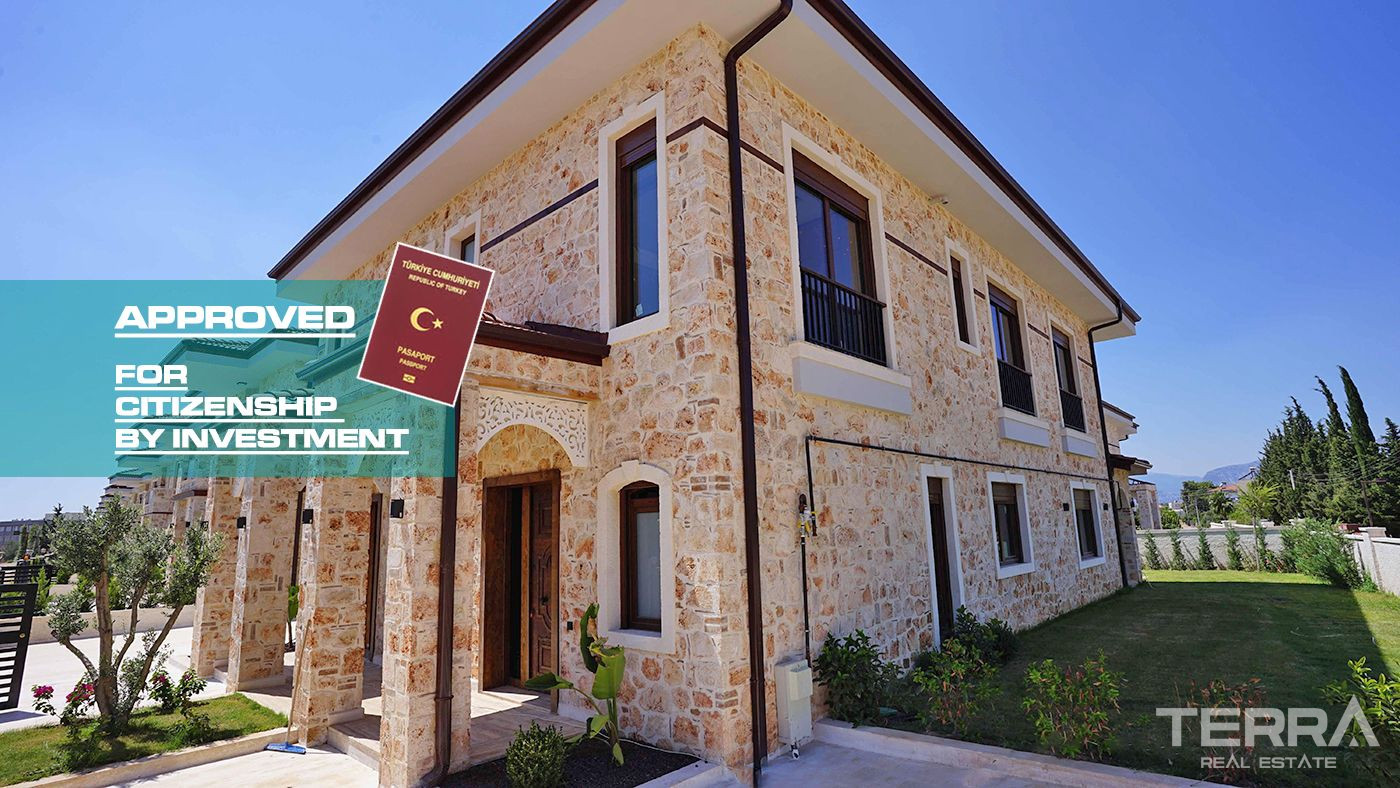 Citizenship Approved Luxury Villas in Traditional Style in Antalya