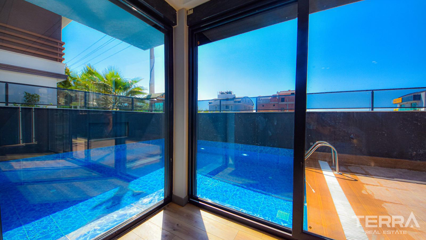 Luxurious Turnkey Triplex Villas in Antalya Kundu Near the Sea - 85629