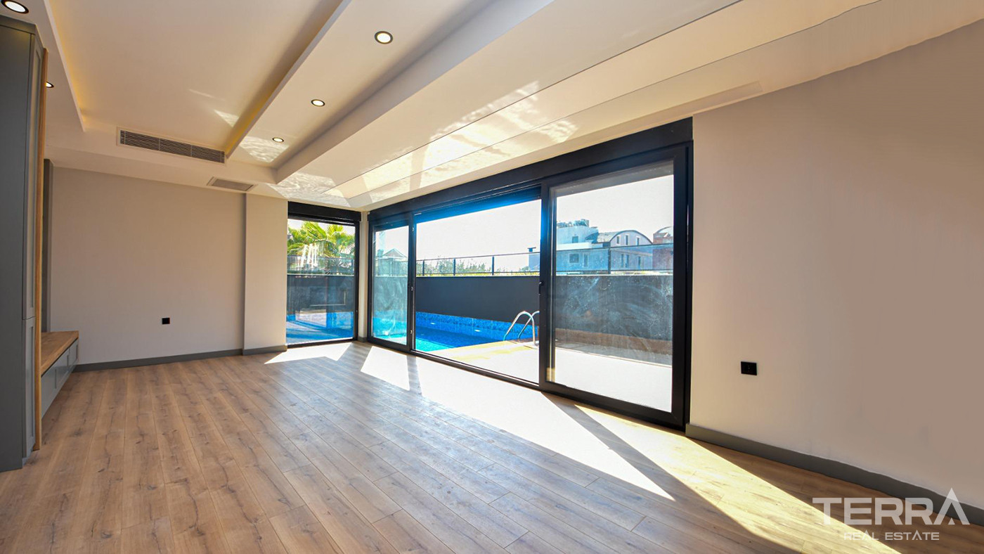 Luxurious Turnkey Triplex Villas in Antalya Kundu Near the Sea - 85645