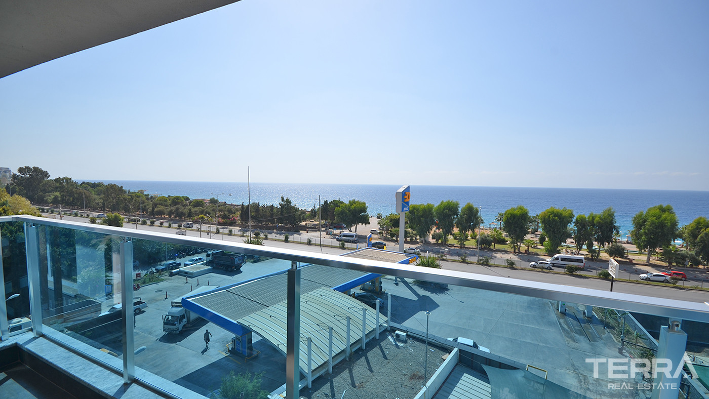Luxury Furnished Resale Alanya Apartment with Sea View in Kargıcak