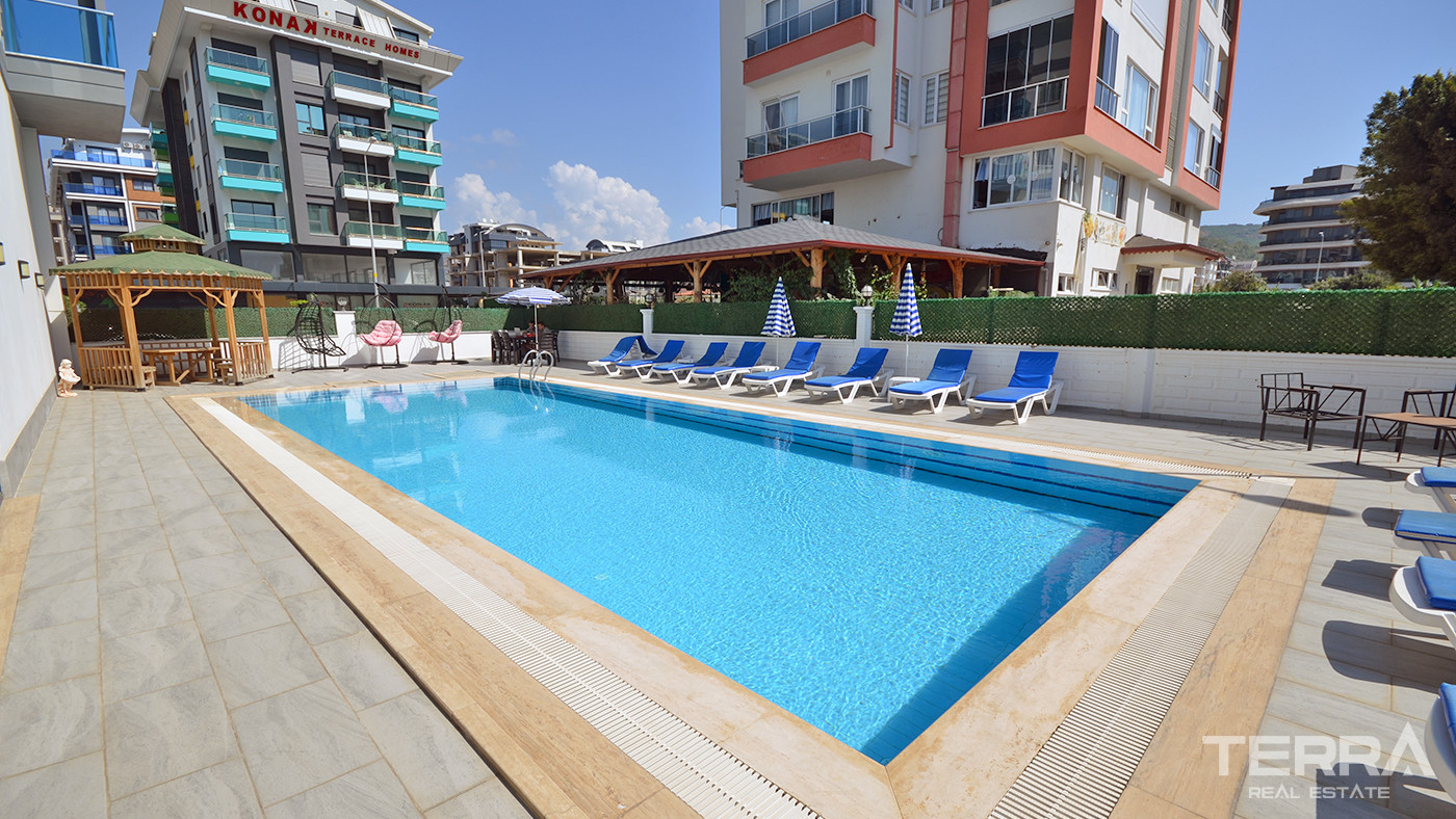 Luxury Furnished Resale Alanya Apartment with Sea View in Kargıcak - 85735