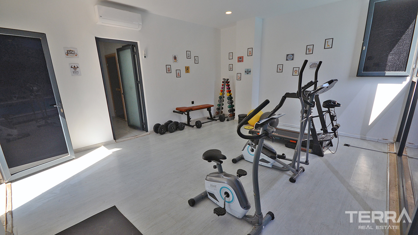 Luxury Furnished Resale Alanya Apartment with Sea View in Kargıcak - 85737