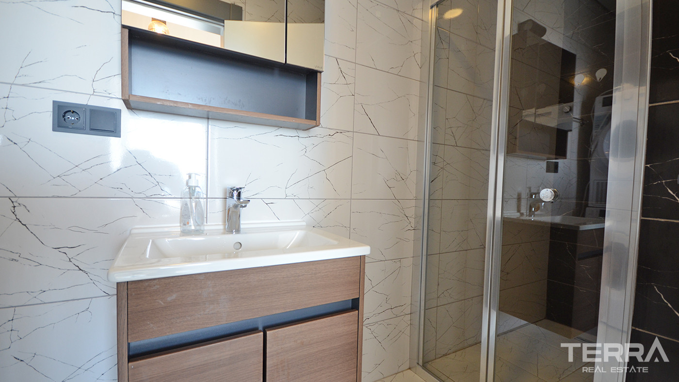 Luxury Furnished Resale Alanya Apartment with Sea View in Kargıcak - 85740
