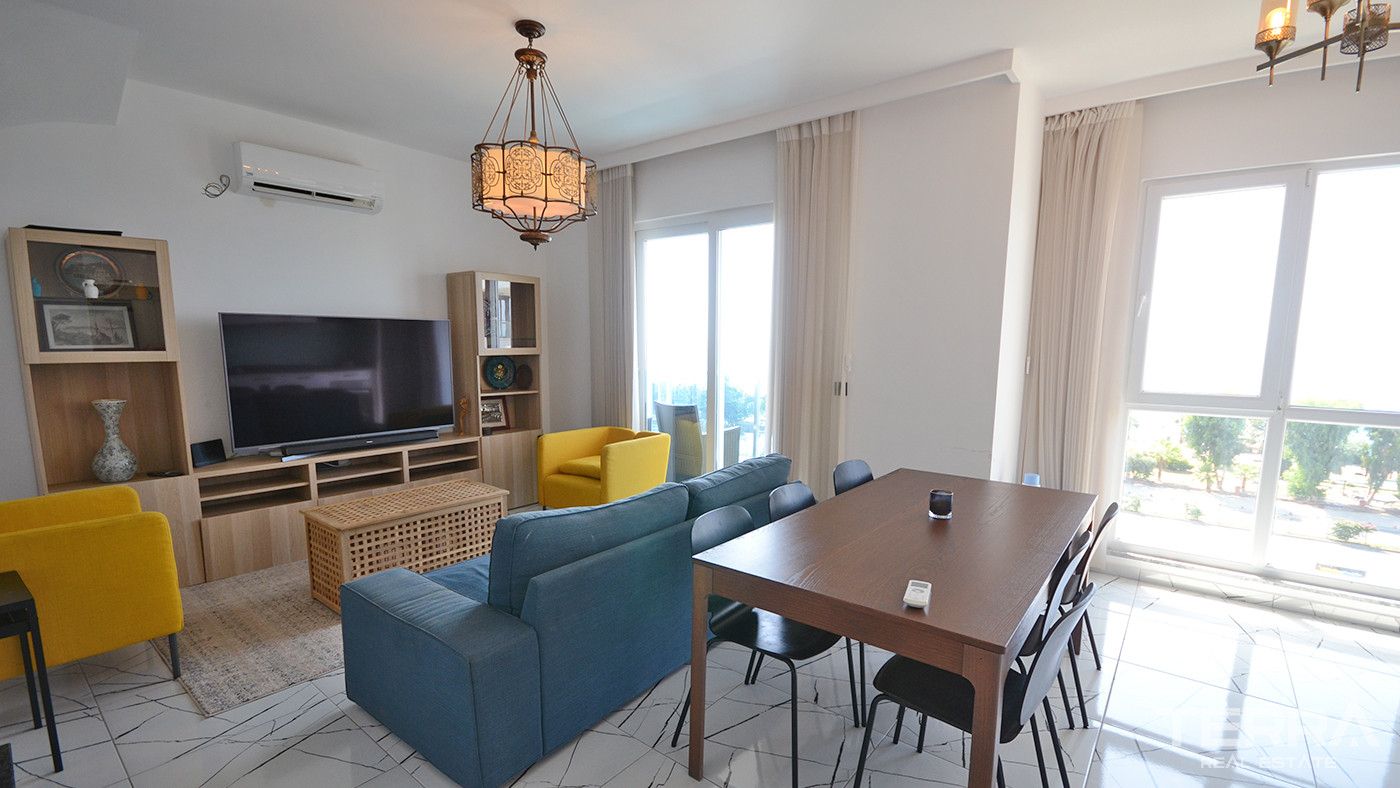 Luxury Furnished Resale Alanya Apartment with Sea View in Kargıcak - 85747
