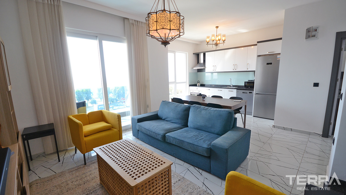Luxury Furnished Resale Alanya Apartment with Sea View in Kargıcak - 85749
