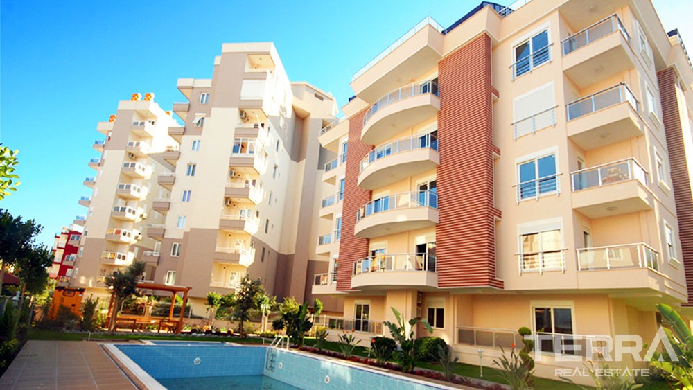 Luksuriøs leilighet i et kompleks til salgs i Konyaalti, Antalya