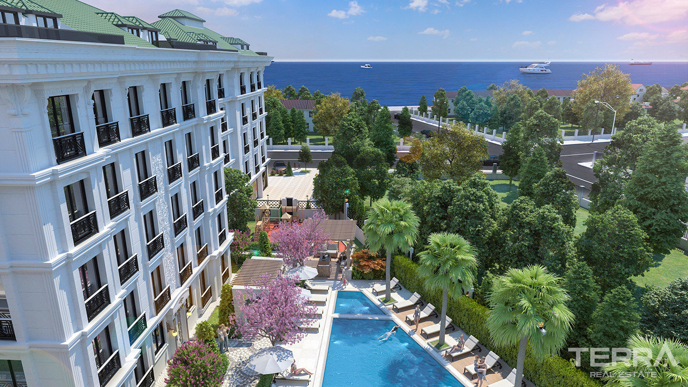 Luksusowe apartamenty tylko 260 m od plaży w Büyükçekmece w Stambule