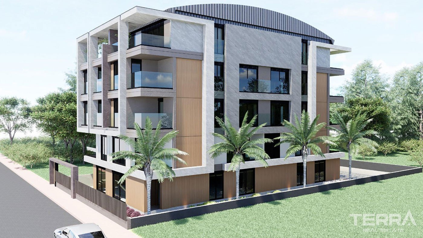 Apartamenty z wieloma opcjami w pobliżu plaży w Konyaalti w Antalyi