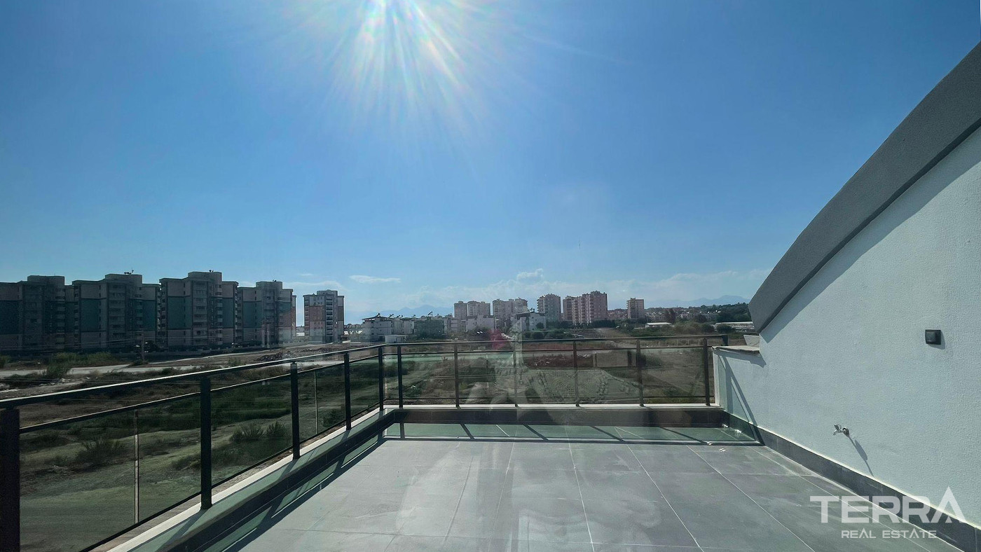 Willa bliźniacza 5+1 z luksusowym wnętrzem w Kundu, Antalya - 86737