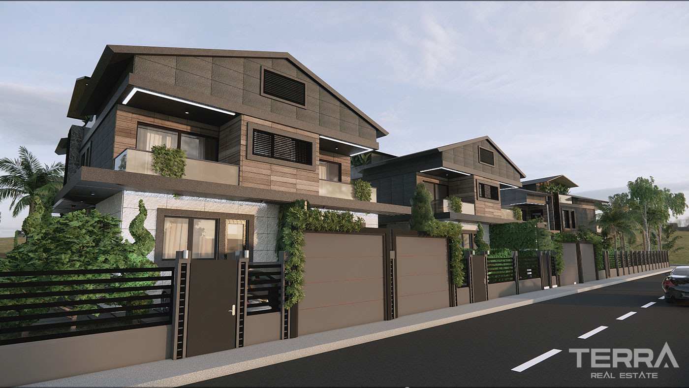 Elegant Villas Featuring Chic Designs in Döşemealtı, Antalya. - 86842