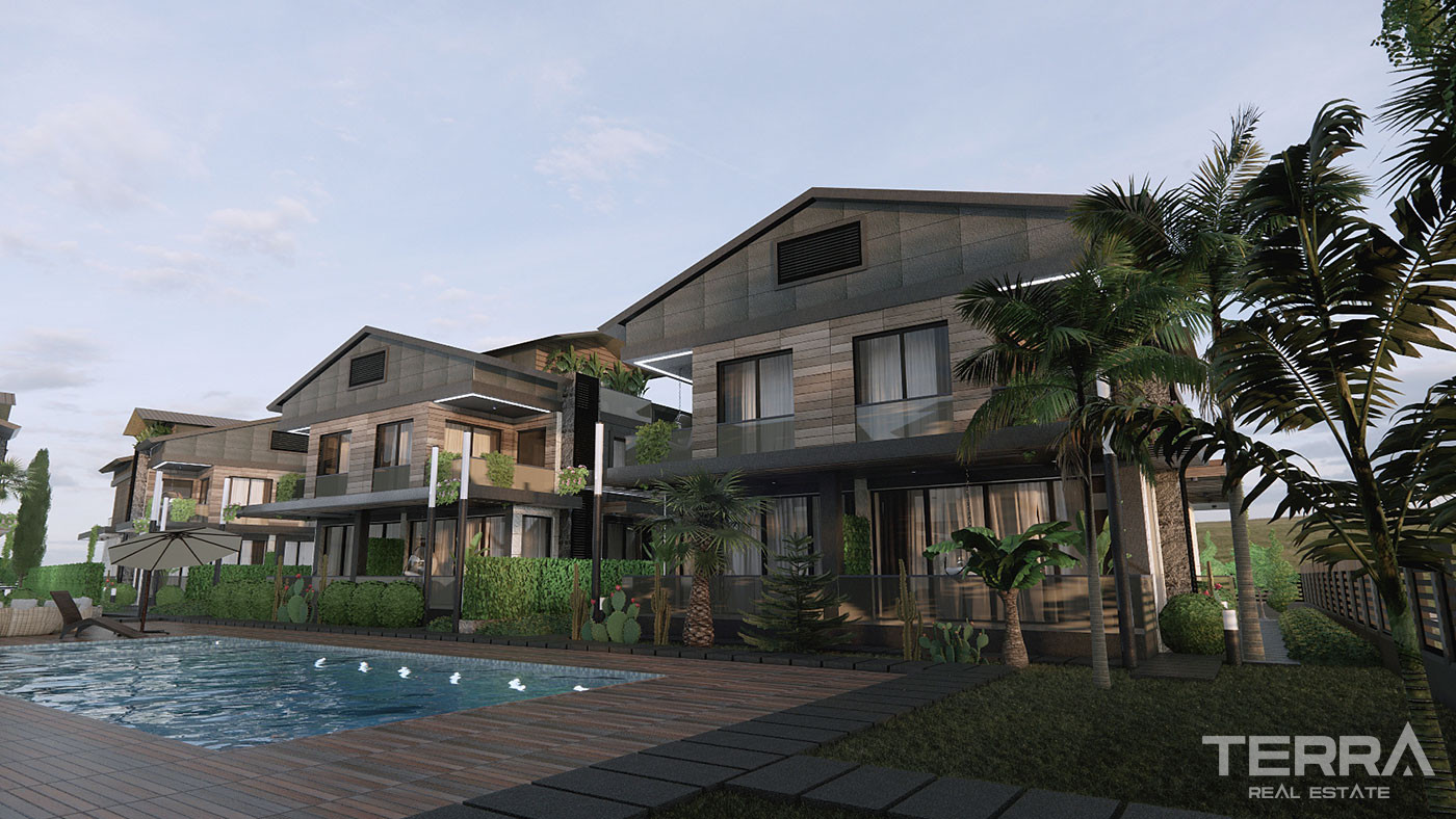 Elegant Villas Featuring Chic Designs in Döşemealtı, Antalya. - 86843