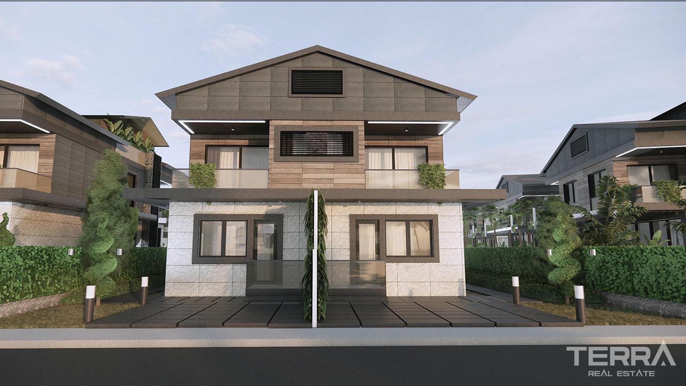 Elegant Villas Featuring Chic Designs in Döşemealtı, Antalya. - 86844
