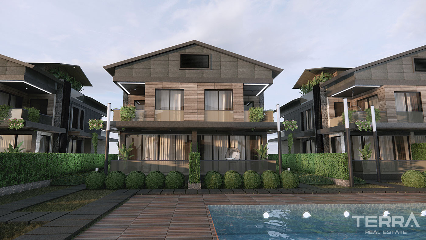 Elegant Villas Featuring Chic Designs in Döşemealtı, Antalya. - 86851