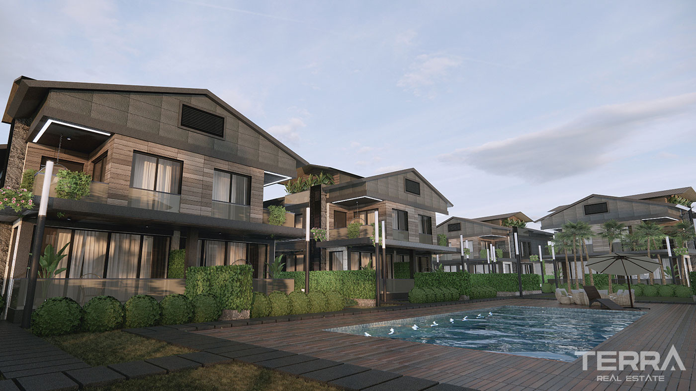 Elegant Villas Featuring Chic Designs in Döşemealtı, Antalya. - 86852