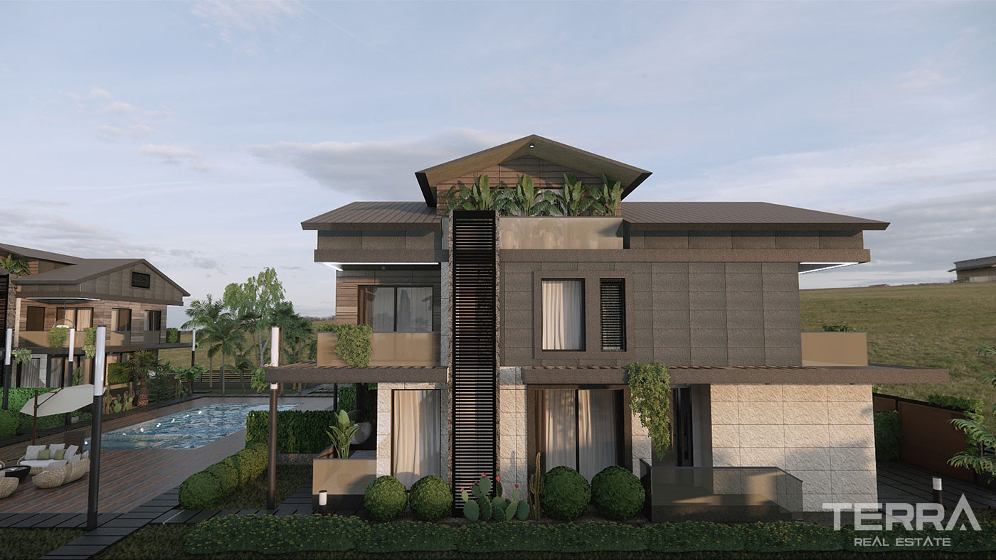 Elegant Villas Featuring Chic Designs in Döşemealtı, Antalya. - 86857
