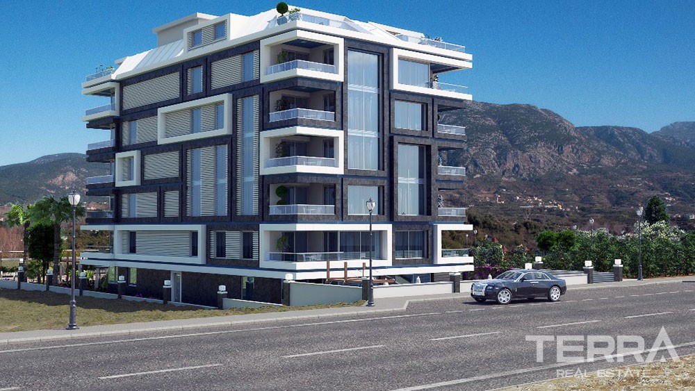 Wohnungen mit großartigem Meerblick zum Verkauf in Kestel, Alanya - 3885