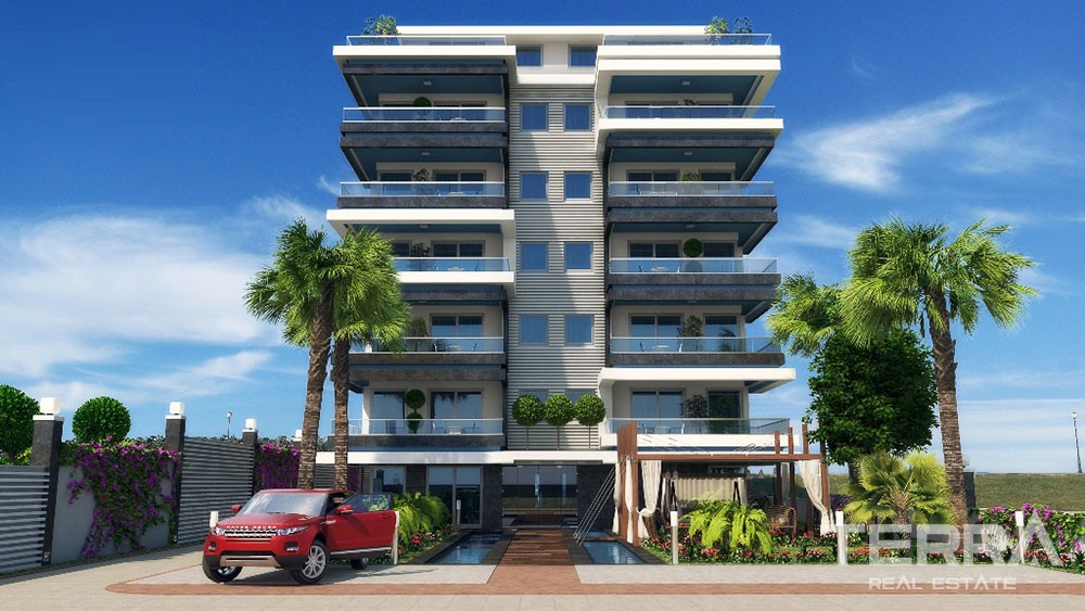 Wohnungen mit großartigem Meerblick zum Verkauf in Kestel, Alanya - 3893