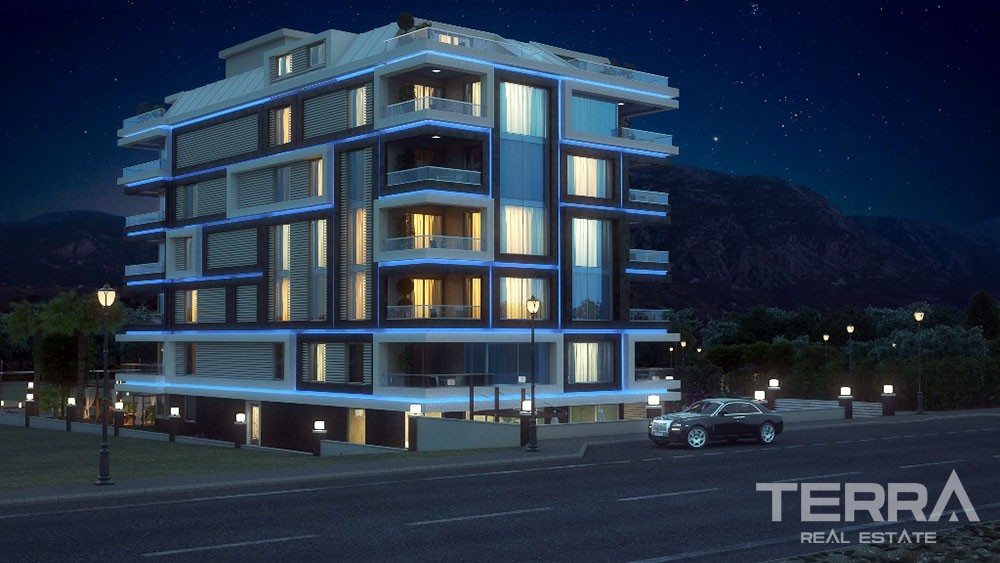 Wohnungen mit großartigem Meerblick zum Verkauf in Kestel, Alanya - 3898