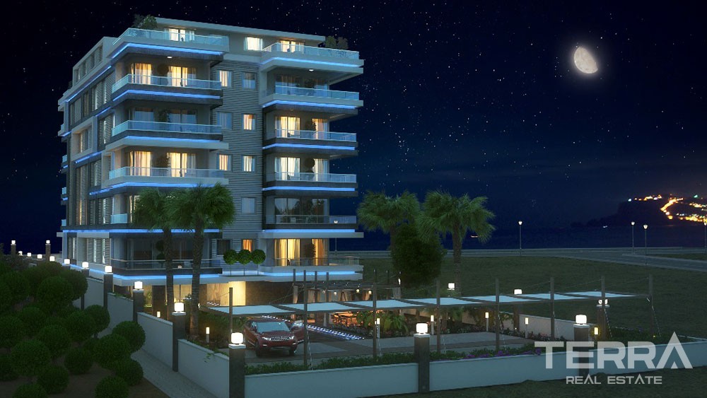 Wohnungen mit großartigem Meerblick zum Verkauf in Kestel, Alanya - 3900