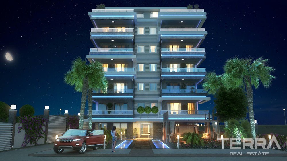 Wohnungen mit großartigem Meerblick zum Verkauf in Kestel, Alanya - 3903