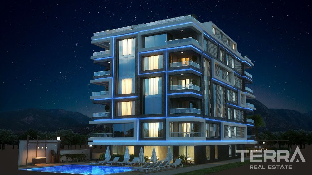 Wohnungen mit großartigem Meerblick zum Verkauf in Kestel, Alanya - 3905