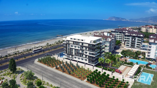 Wohnungen mit großartigem Meerblick zum Verkauf in Kestel, Alanya