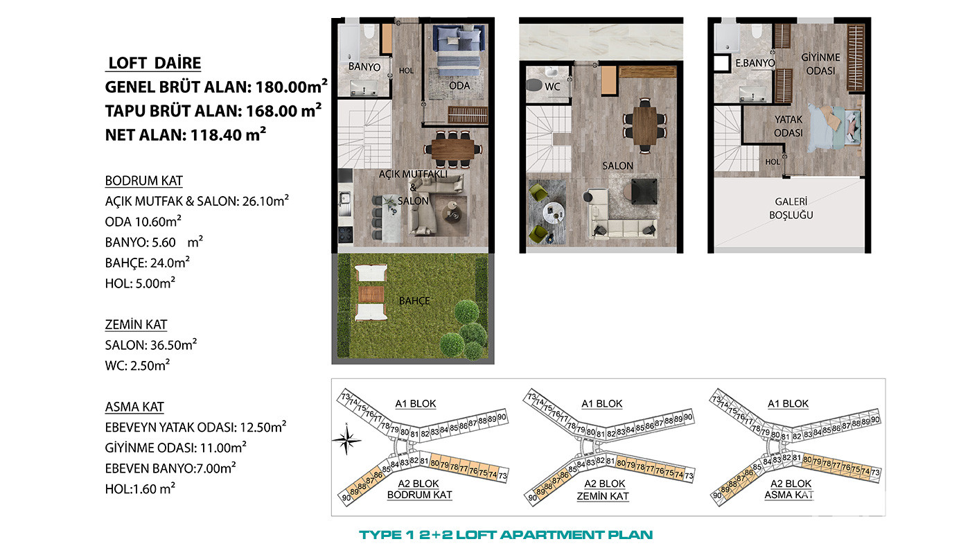 High Living Standarts with Apartments in Tranquil Kepez, Antalya - 87864