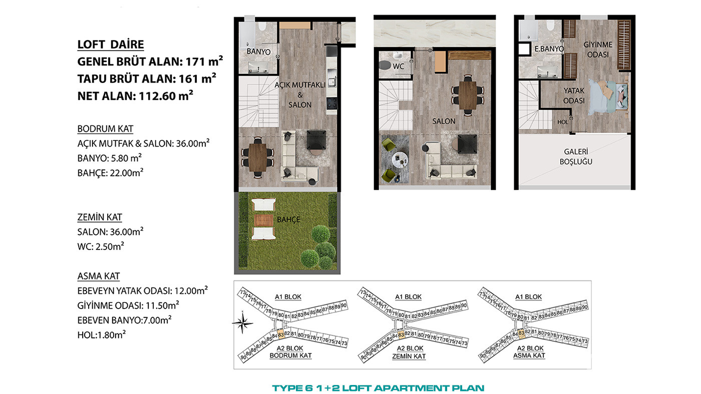 High Living Standarts with Apartments in Tranquil Kepez, Antalya - 87873
