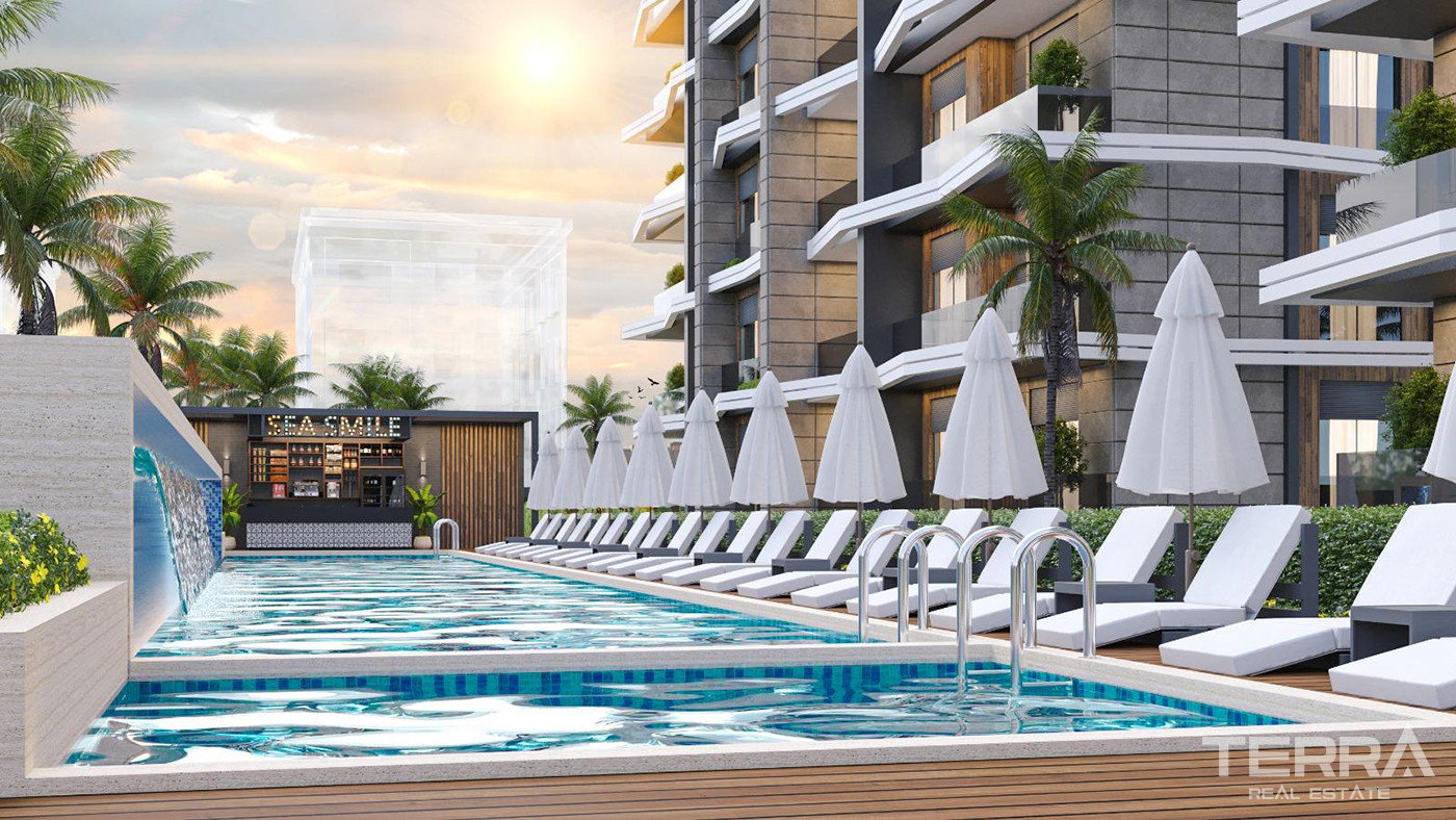Comfy and Well Planned Flats in a New Investment Center of Antalya - 88131