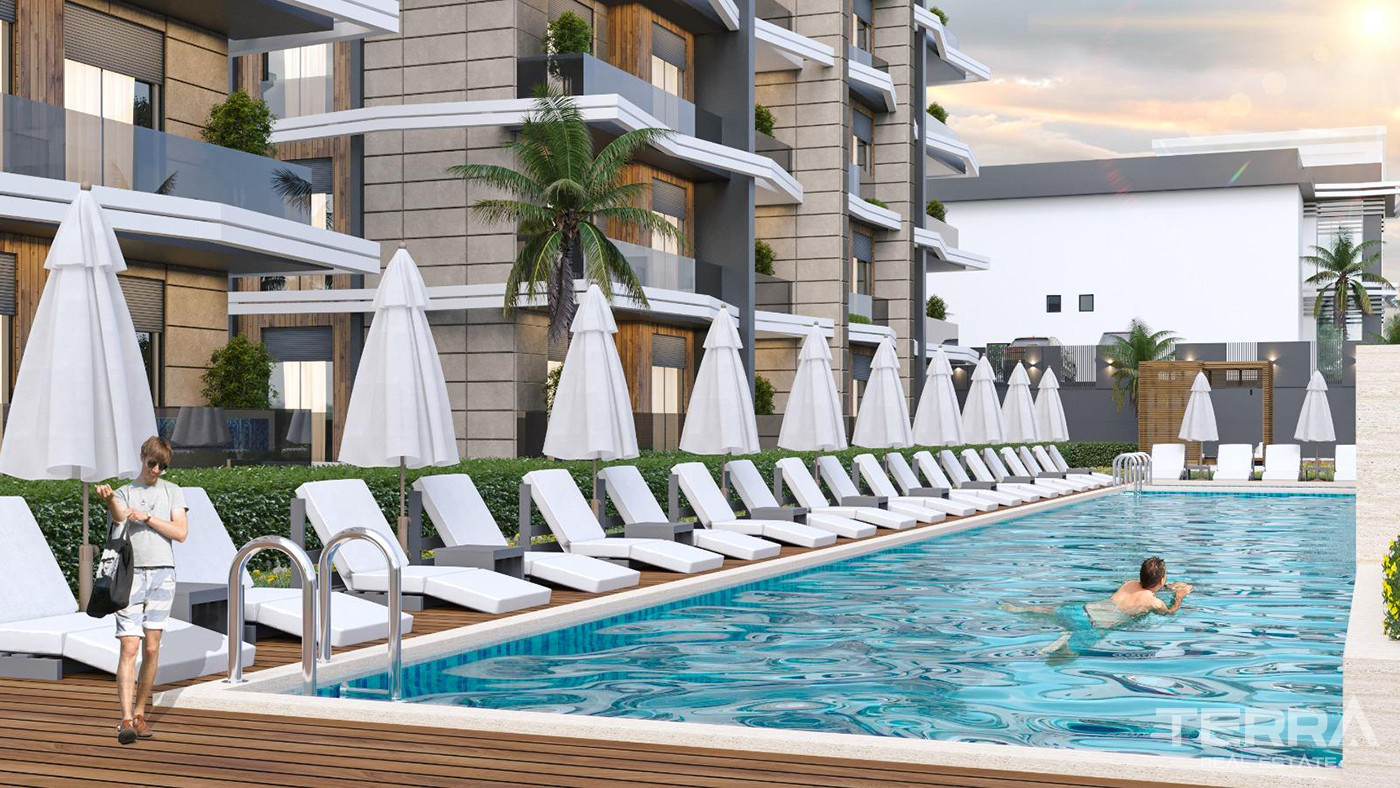 Comfy and Well Planned Flats in a New Investment Center of Antalya - 88133
