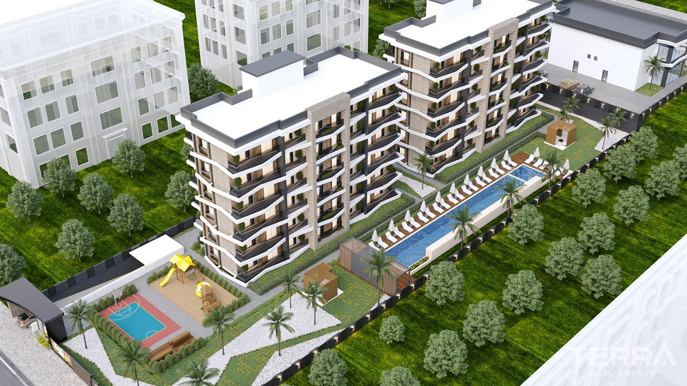Comfy and Well Planned Flats in a New Investment Center of Antalya