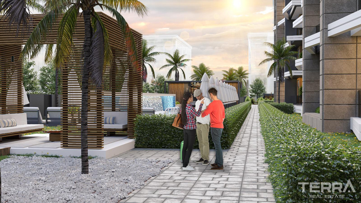 Comfy and Well Planned Flats in a New Investment Center of Antalya - 88140