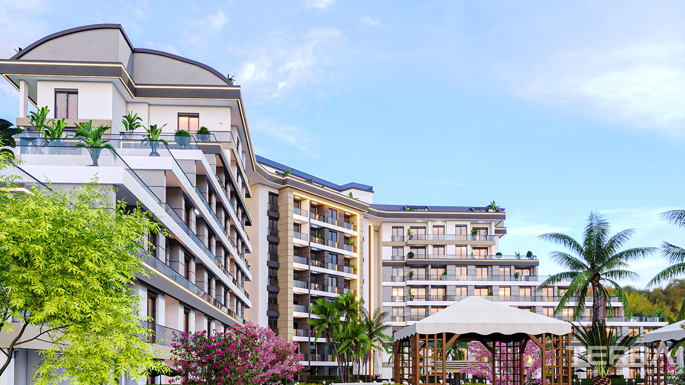 Contemporary Style Apartments in a New Area of Altıntaş, Antalya - 88401