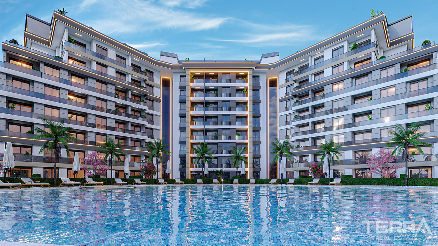 Contemporary Style Apartments in a New Area of Altıntaş, Antalya - 88418