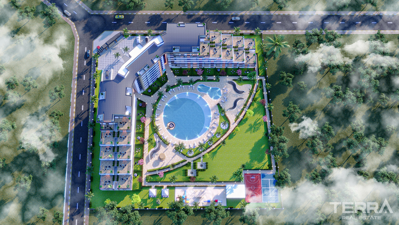 Contemporary Style Apartments in a New Area of Altıntaş, Antalya - 88419